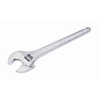Adjustable Tapered Handle Wrench - Carded, 15" L, 1-11/16"/43 mm Max Width, Chrome/Polished Seaboard Timber Mart