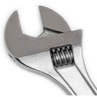 Adjustable Tapered Handle Wrench - Carded, 15" L, 1-11/16"/43 mm Max Width, Chrome/Polished Seaboard Timber Mart