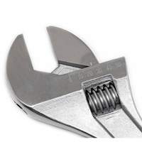 Adjustable Tapered Handle Wrench - Carded, 18" L, 2-1/16"/53 mm Max Width, Chrome/Polished Seaboard Timber Mart