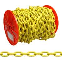 Proof Coil Chain, Low Carbon Steel, 1/4" x 60' (18.3 m) L, Grade 30, 1300 lbs. (0.65 tons) Load Capacity Seaboard Timber Mart