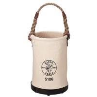 Straight-Wall Bucket, 14" H, Canvas, Beige Seaboard Timber Mart