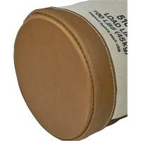 Leather-Bottom Bucket, 17" H, Canvas, White Seaboard Timber Mart