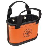 Seau ovale &agrave; coque rigide, 14" lo x 7" la x 10" h, Plastique, Orange Seaboard Timber Mart