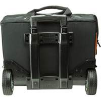 Tradesman Pro Rolling Tool Bag, Ballistic Polyester, 24 Pockets, Black/Orange Seaboard Timber Mart