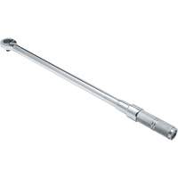 Ratcheting Head Micrometer Torque Wrench, Click, 1/2" Square Drive, 50 - 250 lbf. Ft Seaboard Timber Mart
