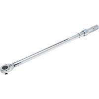 Ratcheting Head Micrometer Torque Wrench, Click, 1/2" Square Drive, 50 - 250 lbf. Ft Seaboard Timber Mart