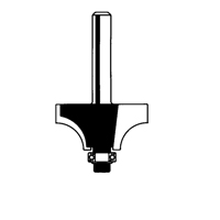 Router Bit - Beading Bit, 5/8" Dia., 1/4" Shank Seaboard Timber Mart