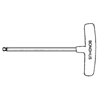 Individual Hex Keys - SAE, Ball End, 3/32" x 6" L, T Handle Seaboard Timber Mart