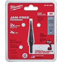 Foret &eacute;tag&eacute; no 1, 1/8" - 1/2", Incr&eacute;ments de 1/32", Acier rapide Seaboard Timber Mart