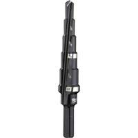 #2 Step Drill Bit, 3/16" - 1/2" , 1/16" Increments, High Speed Steel Seaboard Timber Mart