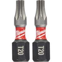 Forets &agrave; chocs Shockwave, Torx, T-20, Prise 1/4" Seaboard Timber Mart