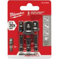 Shockwave Impact Driver Socket Adapter Set, 1/4" Drive Size, Ball, 1-7/8" L Seaboard Timber Mart
