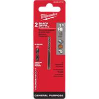 Foret s&eacute;rie courte Thunderbolt, Acier rapide, 1/16", 1-7/8" lo, 7/8" Cannelure, 135° Angle Seaboard Timber Mart