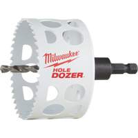 Hole Dozer Hole Saw with Arbor, 3", 1-5/8" Depth of Cut, Bi-Metal Seaboard Timber Mart