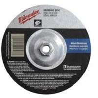 Meule, 9" x 1/4", Arbre 5/8"-11, Oxyde d'aluminium, Type 27 Seaboard Timber Mart