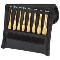 Brass Drive Pin Punch Set, 8 Pieces Seaboard Timber Mart