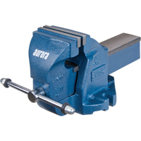 Heavy-Duty Bench Vise, 5" Jaw Width, 3-3/10" Throat Depth Seaboard Timber Mart