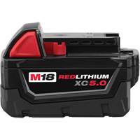 Bloc-piles &agrave; capacit&eacute; &eacute;tendue M18 Redlithium XC5.0 , Lithium-ion, 18 V, 5 A Seaboard Timber Mart