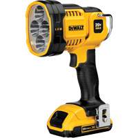 Max Cordless Jobsite Spotlight, LED, 1000 Lumens, Rechargeable Batteries Seaboard Timber Mart