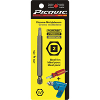 Powerbit, Square, #2 Tip, 1/4" Drive Size, 3" Length Seaboard Timber Mart
