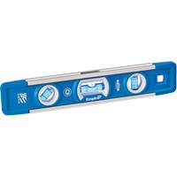 True Blue&reg; Torpedo Level, 9" L, Aluminum, 3 Vials, Magnetic Seaboard Timber Mart