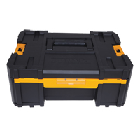 TSTAK&reg; III Tool Box with Single Deep Drawer, 16-3/4" x 12-1/4" x 6-7/8", Black Seaboard Timber Mart