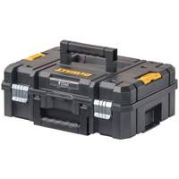 TSTAK&reg; II Tool Box with Flat Top, 17-1/4" x 13" x 6-3/8", Black Seaboard Timber Mart