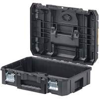 TSTAK&reg; II Tool Box with Flat Top, 17-1/4" x 13" x 6-3/8", Black Seaboard Timber Mart