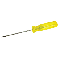 Tournevis &agrave; fente d'&eacute;lectricien, Tige de 1/8", Ronde, 7-1/4" lo, Prise en Plastique Seaboard Timber Mart