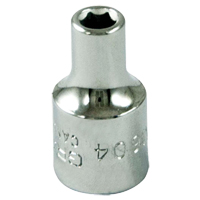 Douille, 4 mm, Prise 1/4", 6 pans Seaboard Timber Mart