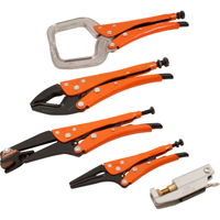 Welding Locking Plier Set, 5 Pieces Seaboard Timber Mart