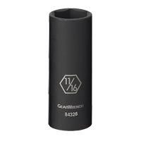 Douille, Chocs, 5/16", Prise 3/8", 6 pans, Profond Seaboard Timber Mart