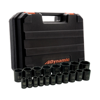 Jeu de douilles SAE, 19 Mcx, Chocs, Prise de 1/2" Seaboard Timber Mart