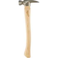 Marteau de charpente &agrave; face usin&eacute;e, 19 oz., Prise en Bois, 16" lo Seaboard Timber Mart