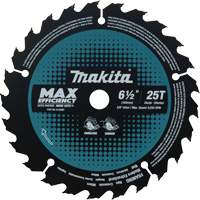 Max-Efficiency Circular Saw Blade, 6-1/2", 25 Teeth, Laminate/Wood Use Seaboard Timber Mart