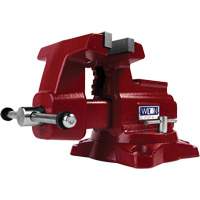 Utility HD Bench Vise, 6-1/2" Jaw Width, 4-1/4" Throat Depth Seaboard Timber Mart