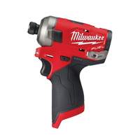 Tournevis hexagonal hydraulique &agrave; percussion M12 Fuel Surge (outil seulement), 1/4", 450 lb-po Couple max., 12 V, Lithium-ion Seaboard Timber Mart