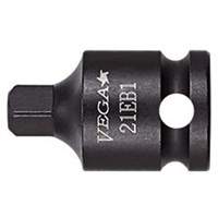 Adaptateur pour douille, Chocs, Prise 3/8", Douille 1/2", 1,5" lo, Clavette Seaboard Timber Mart
