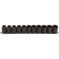 Jeu de douilles, 11 Mcx, Chocs, Prise de 1/2" Seaboard Timber Mart