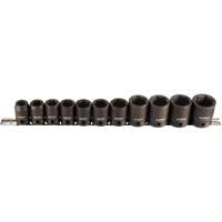 Jeu de douilles, 11 Mcx, Chocs, Prise de 1/2" Seaboard Timber Mart