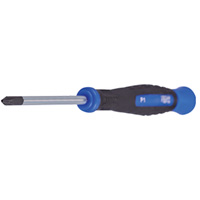 Tournevis Phillips de pr&eacute;cision, #00, 5" l, Prise Coussin&eacute;e Seaboard Timber Mart