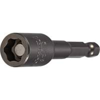 Lobular Nutsetter, 1/4" Tip, 1/4" Drive, 2-9/16" L, Magnetic Seaboard Timber Mart