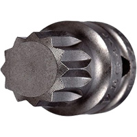 Embout &agrave; ins&eacute;rer, Triple carr&eacute;, 5 x 3/4" lo, Prise 1/4" Seaboard Timber Mart