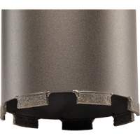 Diamond Ultra Dry Core Drill Bit, 4", 13" Depth of Cut, 1-1/4"-7 Thread Seaboard Timber Mart