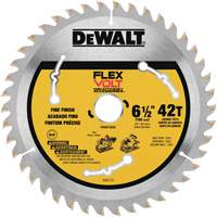 Lame TrackSaw FlexVolt, 6-1/2", 42 dents, Pour Bois Seaboard Timber Mart