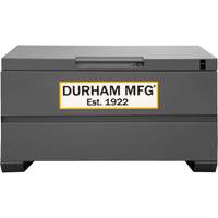 Boîte de rangement pour le chantier, 48" x 24" x 27-13/16", Acier, Gris Seaboard Timber Mart