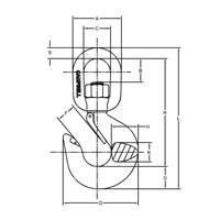 Latched Swivel Hoist Hook Seaboard Timber Mart