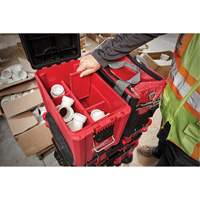 Coffre &agrave; outils compact Packout, 10" x 16-1/5" x 13", Noir/Rouge Seaboard Timber Mart