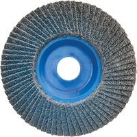 BlueFire R884P Coarse Grit Flap Disc, 5" x 7/8", Type 27, 60 Grit, Zirconia Alumina Seaboard Timber Mart