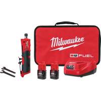 M12 Fuel Straight Die Grinder Kit, 1/4" Collet, 12 V, Lithium-Ion Seaboard Timber Mart